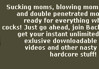 Our mature sluts are ready for everything when they want hard young cocks!