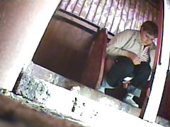 Fat-ass hoes get filmed peeing in public toilet