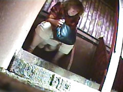 Girls and oldies exposed to spy cam in public loo