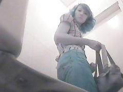 Sexy teen with hot ass takes a leak on spy cam