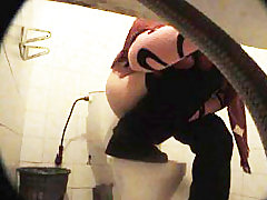 Chicks get unlucky enough to pee in spycammed loo